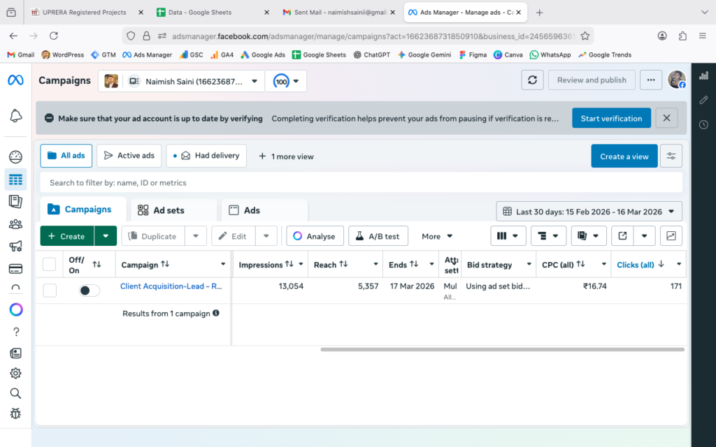 Meta Ads Screenshot